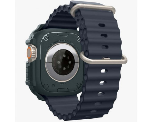 Чехол Spigen Rugged Armor для Apple Watch Ultra 2/1 49mm Abyss Green (ACS07383)