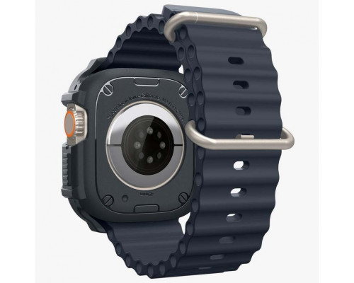 Чехол Spigen Rugged Armor для Apple Watch Ultra 2/1 49mm Dark Grey (ACS07385)