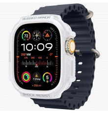 Чохол Spigen Rugged Armor для Apple Watch Ultra 2/1 49mm White (ACS07384)