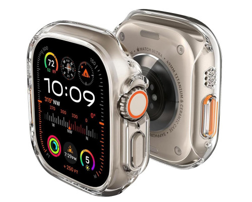 Чехол Spigen Thin Fit для Apple Watch Ultra 2/1 49mm Crystal Clear (ACS05917)