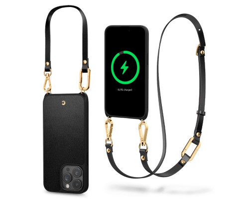 Чехол Spigen Cyrill Classic Charm для iPhone 15 Pro with MagSafe Black (ACS06773)