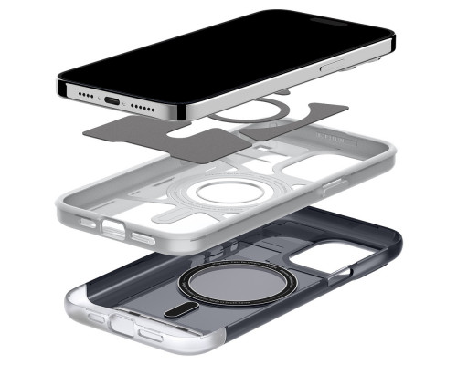 Чехол Spigen Classic C1 для iPhone 15 Pro Max with MagSafe Graphite (ACS06607)