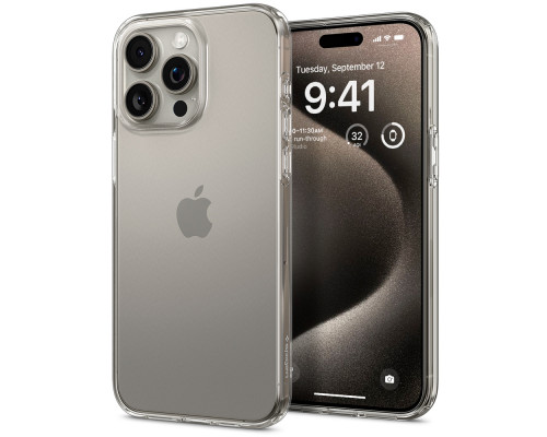 Чехол Spigen Liquid Crystal для iPhone 15 Pro Max Crystal Clear (ACS06557)