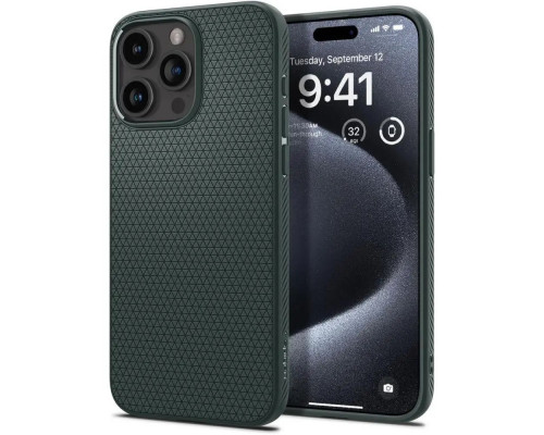 Чехол Spigen Liquid Air для iPhone 15 Pro Max Abyss Green (ACS06564)
