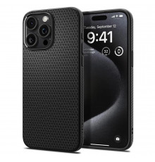 Чехол Spigen Liquid Air для iPhone 15 Pro Max Matte Black (ACS06562)