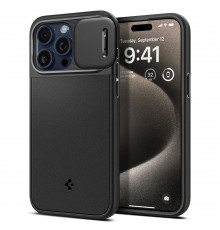 Чехол Spigen Optik Armor для iPhone 15 Pro Max with MagSafe Black (ACS06599)