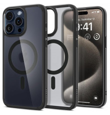 Чехол Spigen Ultra Hybrid для Apple iPhone 15 Pro Max with MagSafe Frost Black (ACS06581)