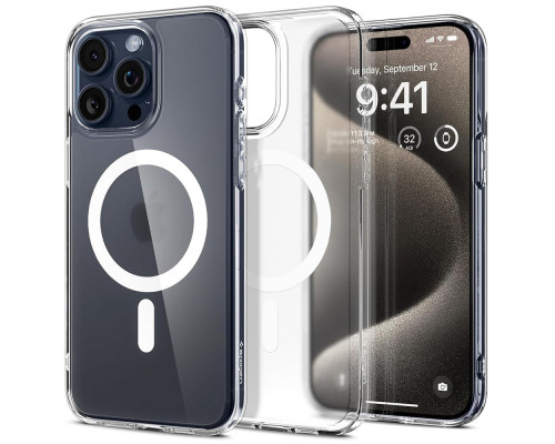 Чехол Spigen Ultra Hybrid для Apple iPhone 15 Pro Max with MagSafe Frost Clear (ACS06580)