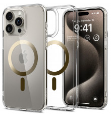 Чехол Spigen Ultra Hybrid для Apple iPhone 15 Pro Max with MagSafe Gold (ACS06579)