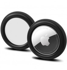 Чехол для AirTag Spigen Silicon Fit Black 2 per pack (AHP03070)