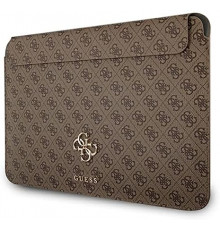 Чохол Guess 4G Metal Gold Logo для MacBook 13" Brown (GUCS13G4GFBR)