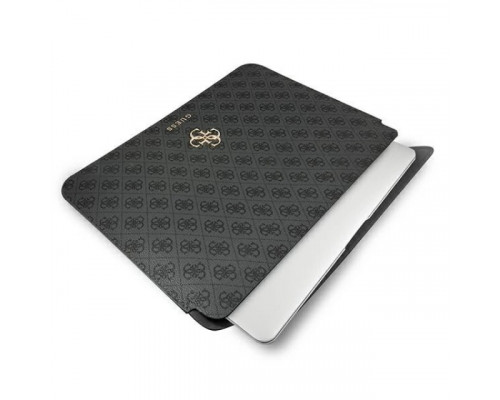 Чехол Guess 4G Metal Gold Logo для MacBook 13" Grey (GUCS13G4GFGR)