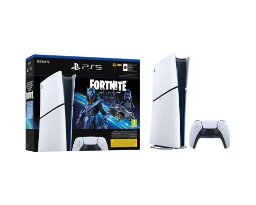 Ігрова приставка PlayStation 5 Slim Digital Edition (CFI-2016) Fortnite Cobalt Star Bundle