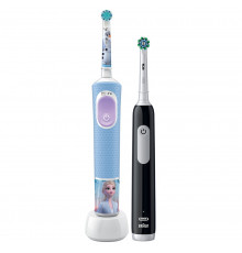Электрическая зубная щетка BRAUN Oral-B D103 Frozen (3+) + Pro 1 D305 (Family Edition)