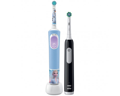 Электрическая зубная щетка BRAUN Oral-B D103 Frozen (3+) + Pro 1 D305 (Family Edition)