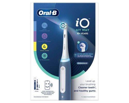 Электрическая зубная щетка BRAUN Oral-B iO Series 4 My Way iOG4K.2N6.1DK (10+) Ocean Blue