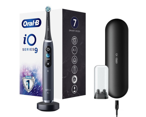 Электрическая зубная щетка BRAUN Oral-B iO Series 9N IOM9.1B2.2AD Black Onyx