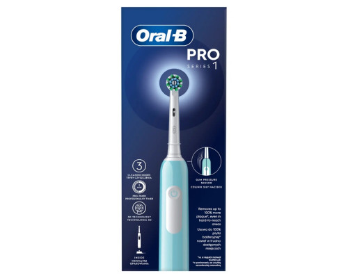 Электрическая зубная щетка BRAUN Oral-B PRO1 D305.513.3 Caribbean Blue