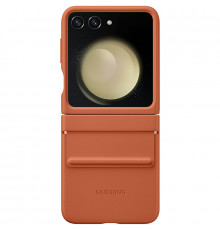 Чехол Leather Case для Samsung Flip 5 Brown (AAA)