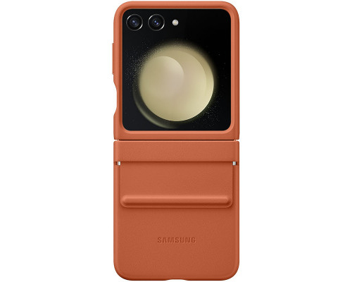 Чехол Leather Case для Samsung Flip 5 Brown (AAA)