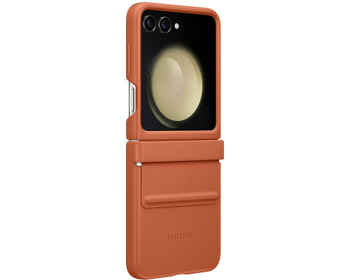Чехол Leather Case для Samsung Flip 5 Brown (AAA)