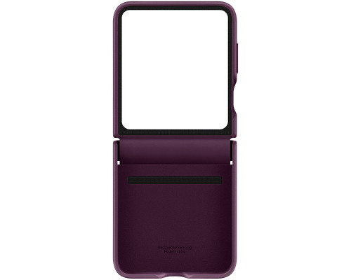 Чехол Leather Case для Samsung Flip 5 Purple (AAA)