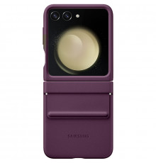 Чехол Leather Case для Samsung Flip 5 Purple (AAA)