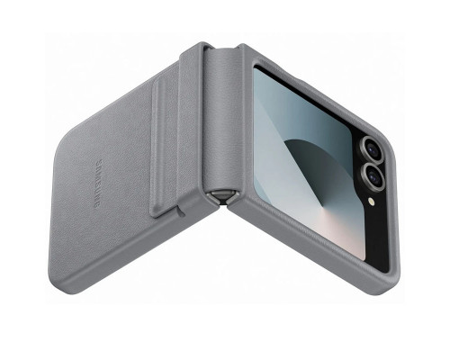 Чехол Leather Case для Samsung Flip 6 Gray (AAA)