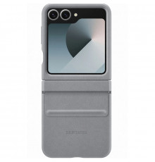 Чехол Leather Case для Samsung Flip 6 Gray (AAA)