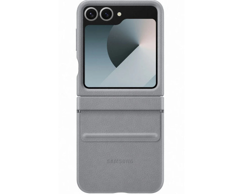 Чехол Leather Case для Samsung Flip 6 Gray (AAA)