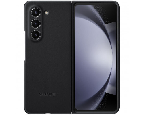 Чехол Leather Case для Samsung Fold 5 Black (AAA)