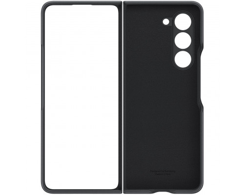 Чехол Leather Case для Samsung Fold 5 Black (AAA)