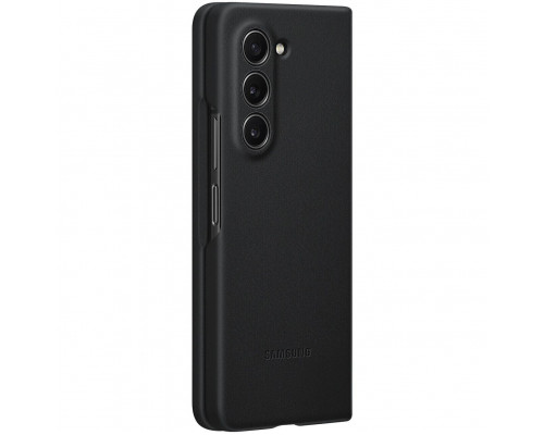 Чехол Leather Case для Samsung Fold 5 Black (AAA)