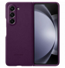 Чехол Leather Case для Samsung Fold 5 Purple (AAA)