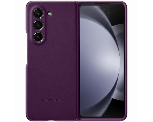 Чехол Leather Case для Samsung Fold 5 Purple (AAA)