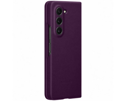 Чехол Leather Case для Samsung Fold 5 Purple (AAA)