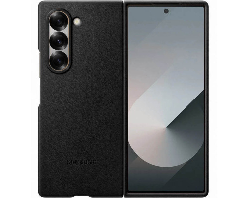 Чехол Leather Case для Samsung Fold 6 Black (AAA)