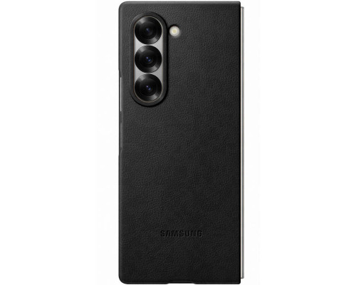 Чехол Leather Case для Samsung Fold 6 Black (AAA)