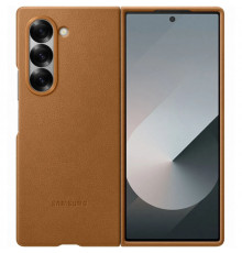 Чехол Leather Case для Samsung Fold 6 Brown (AAA)