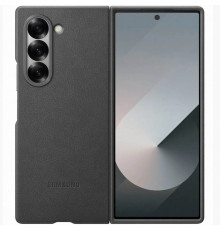 Чехол Leather Case для Samsung Fold 6 Gray (AAA)