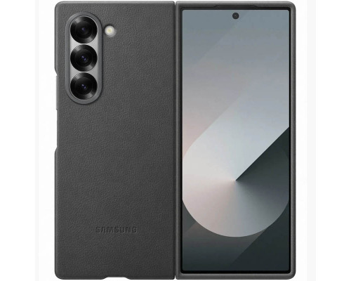 Чехол Leather Case для Samsung Fold 6 Gray (AAA)