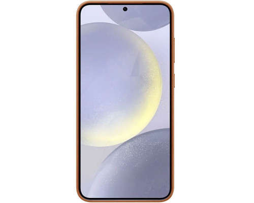 Чехол Leather Case для Samsung S24 Brown (AAA)