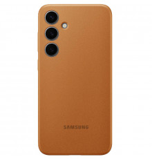 Чехол Leather Case для Samsung S24 Brown (AAA)