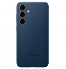 Чехол Leather Case для Samsung S24+ Navy Blue (AAA)