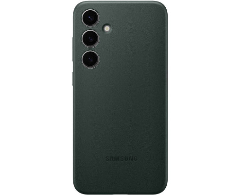 Чехол Leather Case для Samsung S24+ Pine Green (AAA)