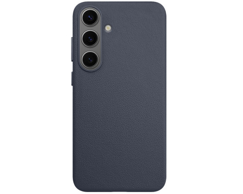 Чехол Leather Case для Samsung S25 Midnight Blue (AAA)