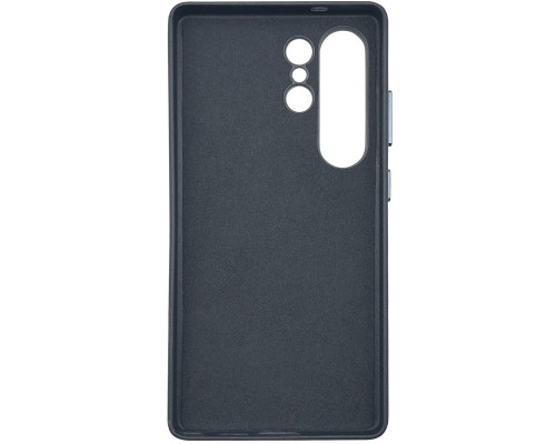 Чехол Leather Case для Samsung S25 Ultra Midnight Blue (AAA)