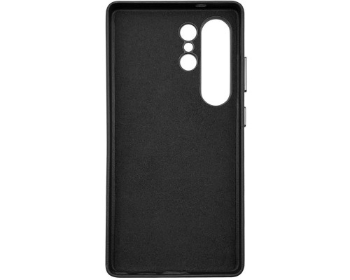 Чехол Leather Case для Samsung S25 Ultra Black (AAA)