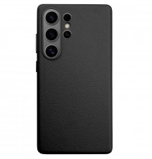 Чехол Leather Case для Samsung S25 Ultra Black (AAA)
