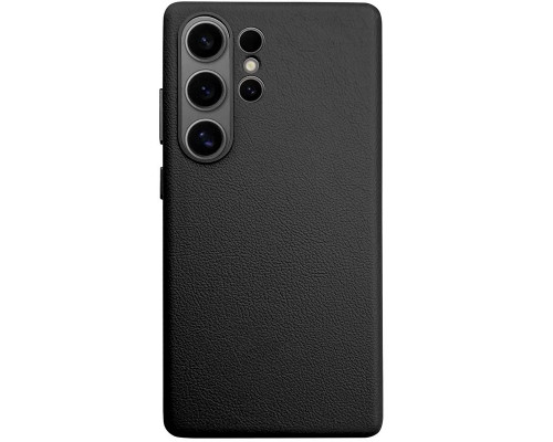 Чехол Leather Case для Samsung S25 Ultra Black (AAA)